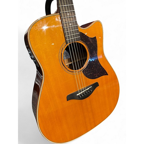 Used Yamaha A5R Vintage Natural Acoustic Electric Guitar
