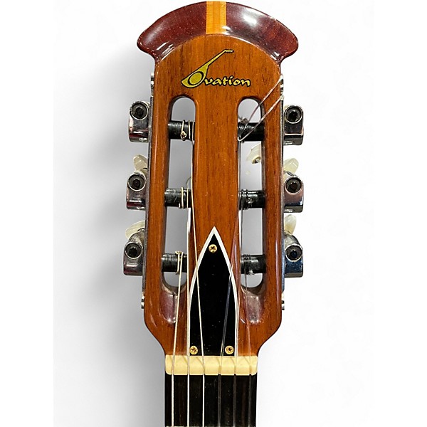 Used Ovation 1624 Brown Classical Acoustic Electric Guitar