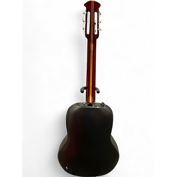 Used Ovation 1624 Brown Classical Acoustic Electric Guitar