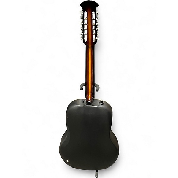 Used Ovation 1615 Sunburst 12 String Acoustic Electric Guitar