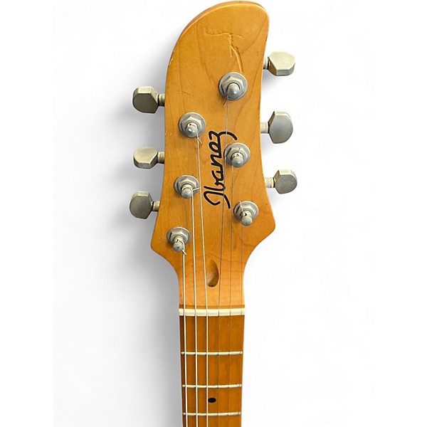 Used Ibanez TM302 Vintage Yellow Solid Body Electric Guitar