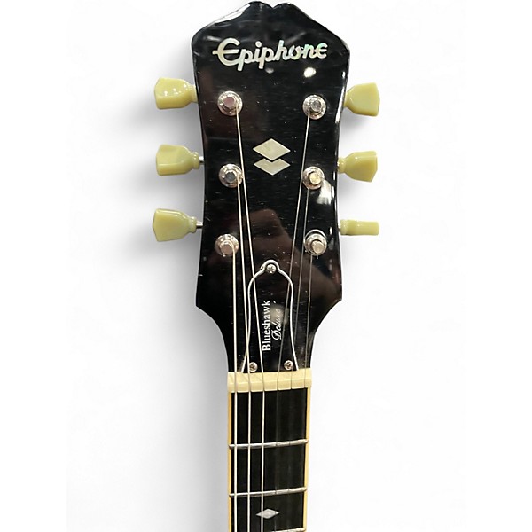 Used Epiphone BLUESHAWK Black Hollow Body Electric Guitar