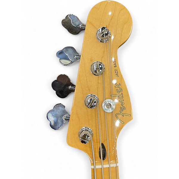 Used Fender Player Jazz Bass Limited-Edition Plus Top Blue Burst Electric Bass Guitar