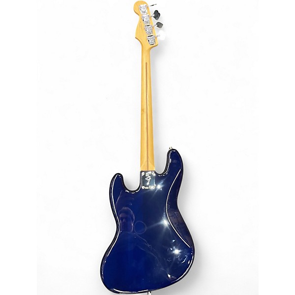 Used Fender Player Jazz Bass Limited-Edition Plus Top Blue Burst Electric Bass Guitar