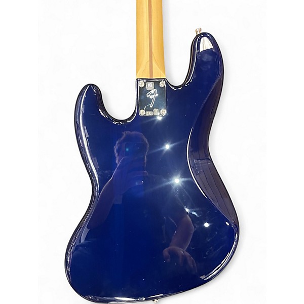 Used Fender Player Jazz Bass Limited-Edition Plus Top Blue Burst Electric Bass Guitar