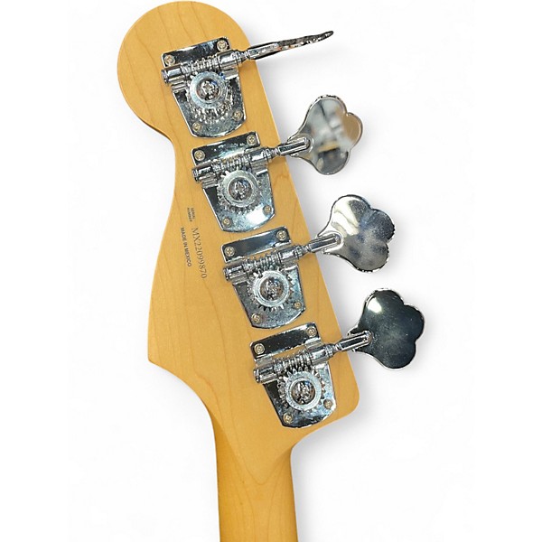 Used Fender Player Jazz Bass Limited-Edition Plus Top Blue Burst Electric Bass Guitar