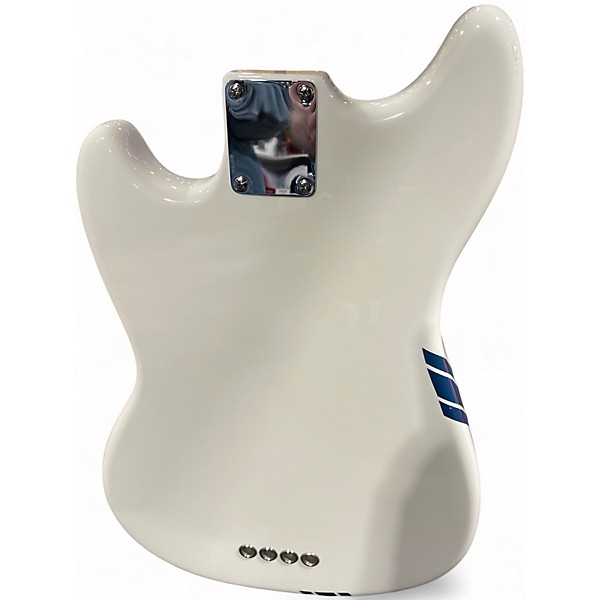 Used 2012 Fender Pawnshop Mustang Bass White Electric Bass Guitar