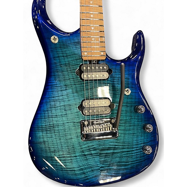 Used 2020 Ernie Ball Music Man JP15 John Petrucci Signature cerulian paradise Solid Body Electric Guitar
