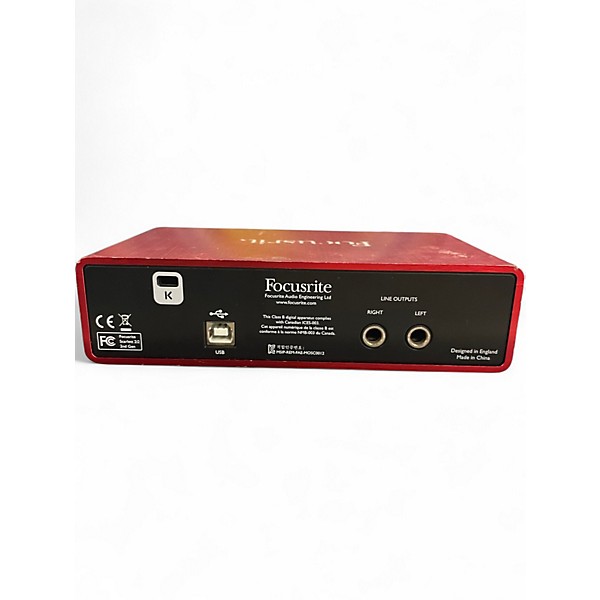 Used Focusrite Scarlett 2i2 Gen 2 Audio Interface