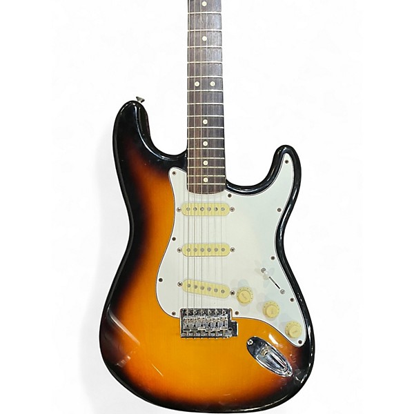 Used Fender Standard Stratocaster Sunburst Solid Body Electric Guitar