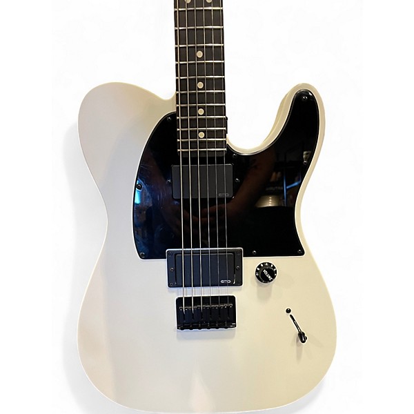 Used 2014 Fender Jim Root Signature Telecaster SATIN WHITE Solid Body Electric Guitar