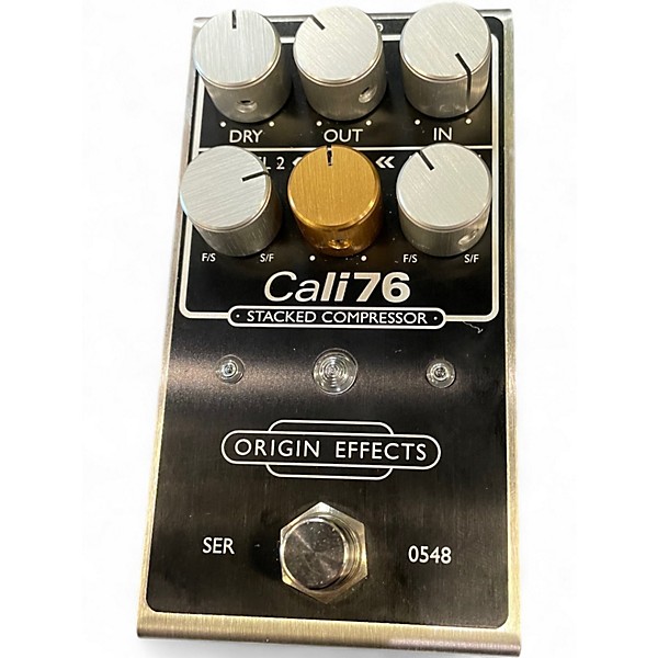 Used Origin Effects CALI76 STACKED COMPRESSOR Effect Pedal