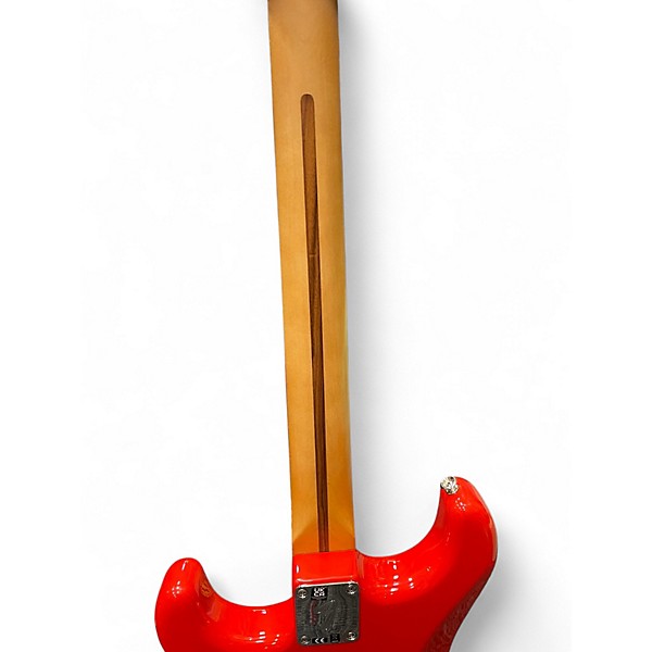 Used Fender 70th Anniversary Stratocaster Red Solid Body Electric Guitar