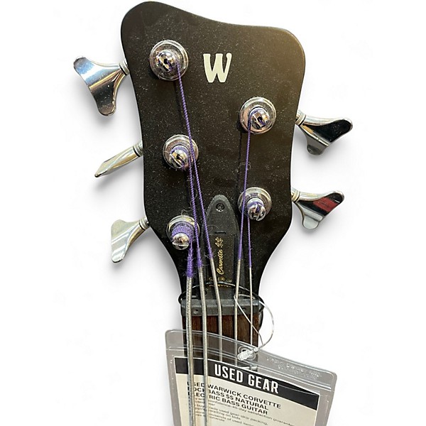 Used Warwick Corvette ROCKBASS $$ Natural Electric Bass Guitar