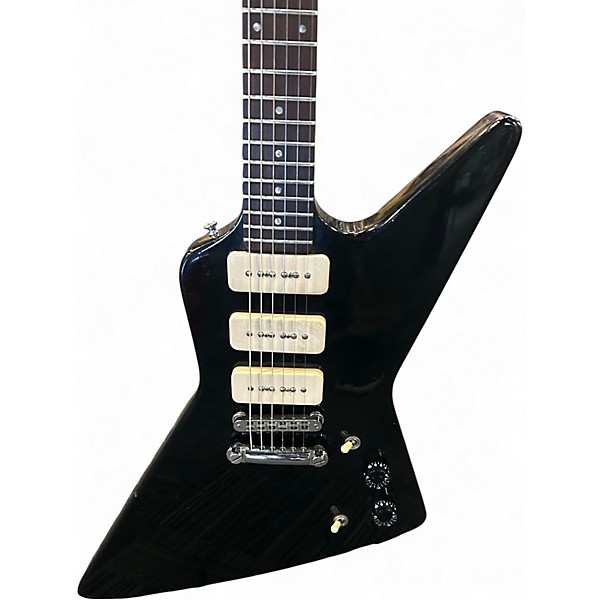 Vintage 1984 Gibson EXPLORER III Black Solid Body Electric Guitar