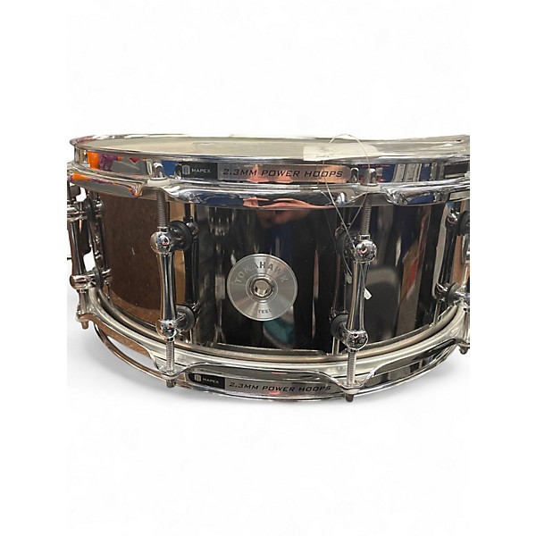 Used Mapex 14in Tomahawk Black Chrome Drum