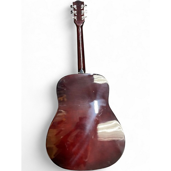 Used Main Street Dreadnought Sunburst Acoustic Guitar