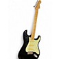 Vintage 1990 Fender Standard Stratocaster Black Solid Body Electric Guitar thumbnail