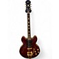Used Epiphone Riviera Custom P93 Candy Apple Red Hollow Body Electric Guitar thumbnail