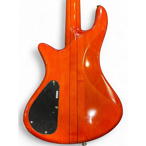 Used Schecter Guitar Research DIAMOND SERIES ELITE 5 HONEYBURST Electric Bass Guitar