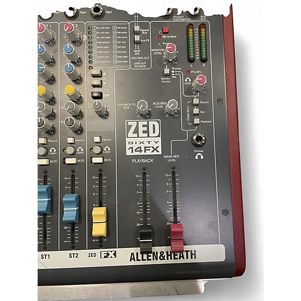 Used Allen & Heath ZED6014FX Unpowered Mixer