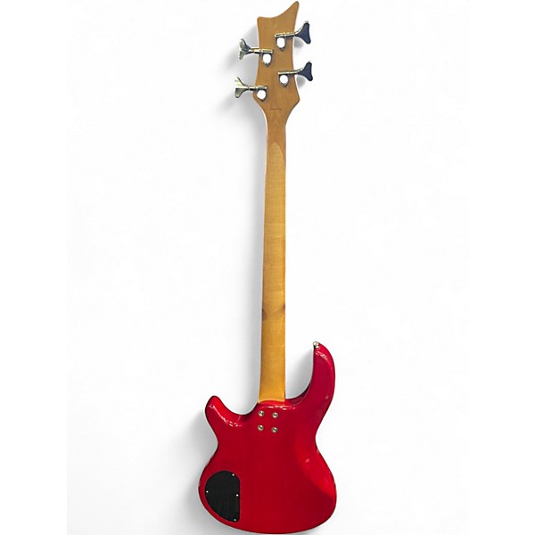 Used Dean Edge 10 Candy Apple Red Electric Bass Guitar