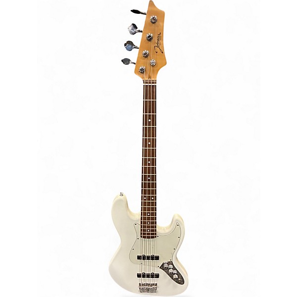 Used Johnson jazz bass Alpine White Electric Bass Guitar