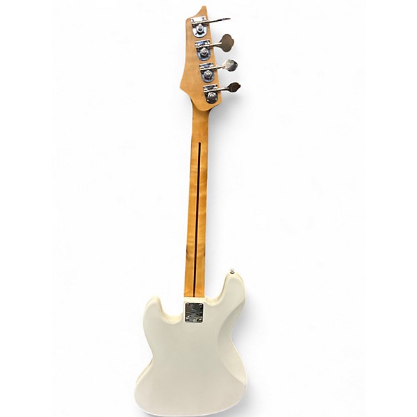 Used Johnson jazz bass Alpine White Electric Bass Guitar
