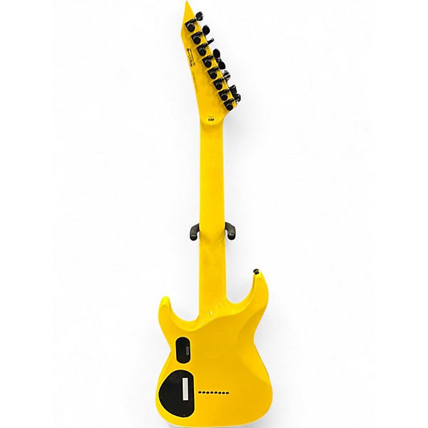 Used ESP LTD SC608B Stephen Carpenter Signature Baritone Yellow Solid Body Electric Guitar