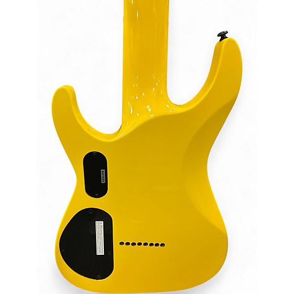 Used ESP LTD SC608B Stephen Carpenter Signature Baritone Yellow Solid Body Electric Guitar