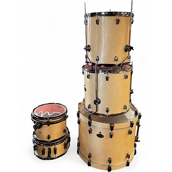 Used Ludwig 5 Piece Epic Pro Beat Natural Drum Kit