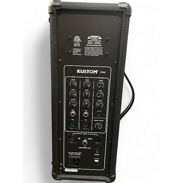 Used Kustom PA50 Powered Speaker