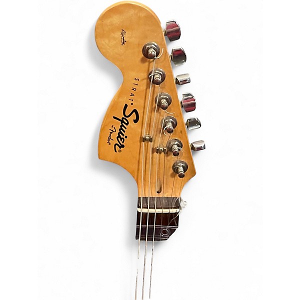 Used 2008 Squier Affinity Stratocaster Left Handed 2 Color Sunburst Electric Guitar