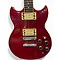 Vintage 1980s Yamaha SBG500 Candy Apple Red Solid Body Electric Guitar