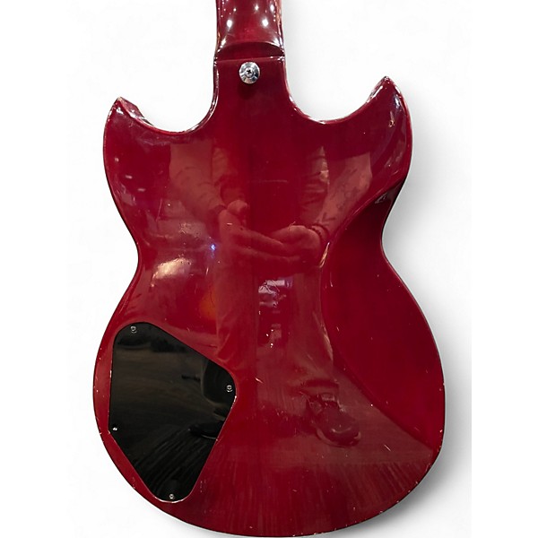 Vintage 1980s Yamaha SBG500 Candy Apple Red Solid Body Electric Guitar