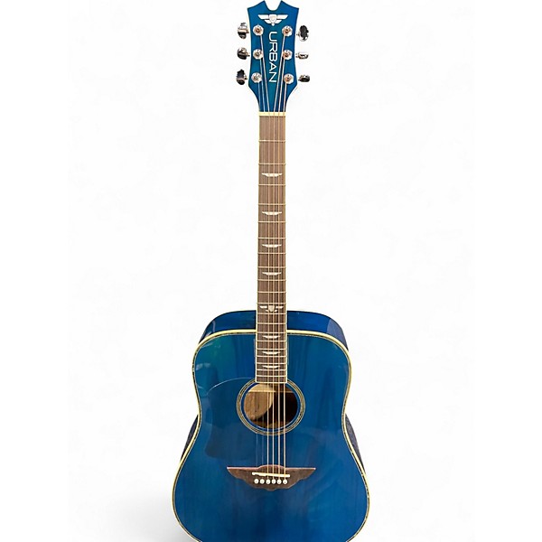 Used Keith Urban American Vintage Blue Acoustic Guitar