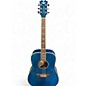 Used Keith Urban American Vintage Blue Acoustic Guitar