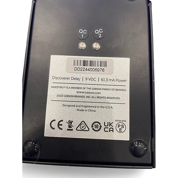 Used Maestro DISCOVERER DELAY Effect Pedal