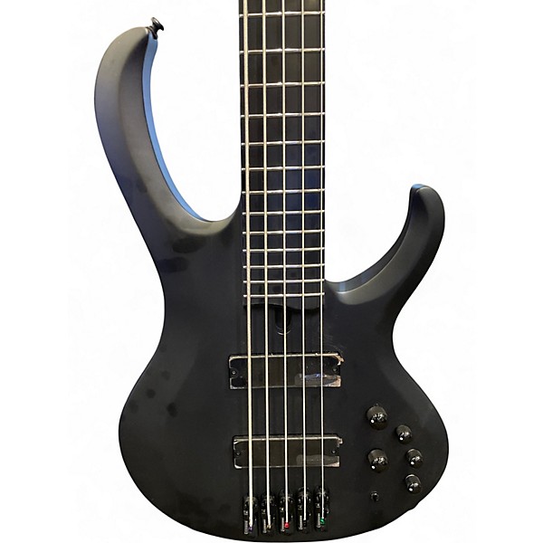 Used Ibanez btb625ex Flat Black Electric Bass Guitar