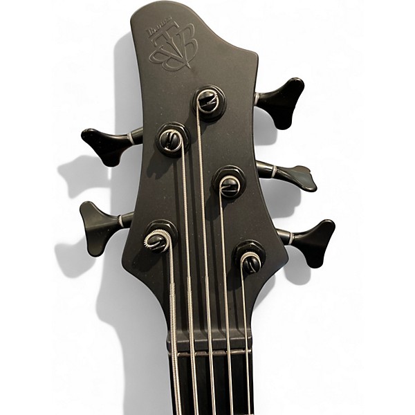 Used Ibanez btb625ex Flat Black Electric Bass Guitar