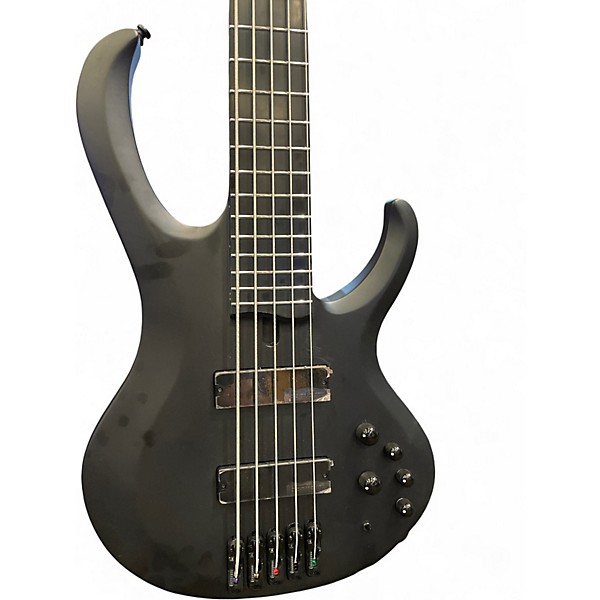 Used Ibanez btb625ex Flat Black Electric Bass Guitar