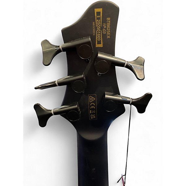 Used Ibanez btb625ex Flat Black Electric Bass Guitar