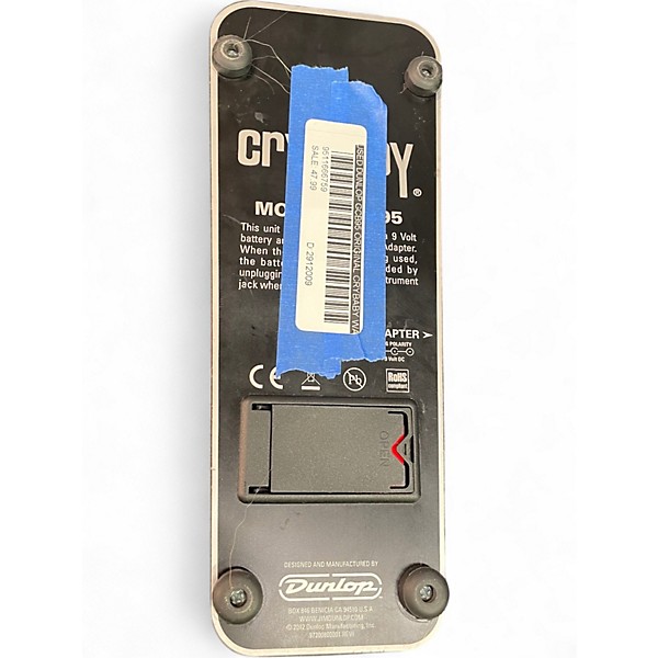 Used Dunlop GCB95 Original Crybaby Wah Effect Pedal