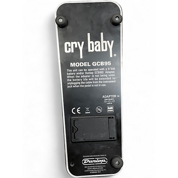 Used Dunlop GCB95 Cry Baby Standard Effect Pedal
