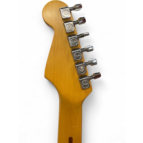 Vintage 1990s Fender STRATOCASTER BLACK Solid Body Electric Guitar