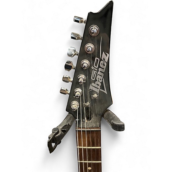 Used Ibanez Gio Ax Blue Sunburst Solid Body Electric Guitar