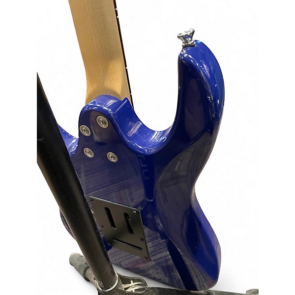 Used Ibanez Gio Ax Blue Sunburst Solid Body Electric Guitar