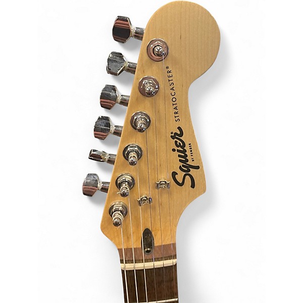 Used Squier Affinity Stratocaster Black Solid Body Electric Guitar