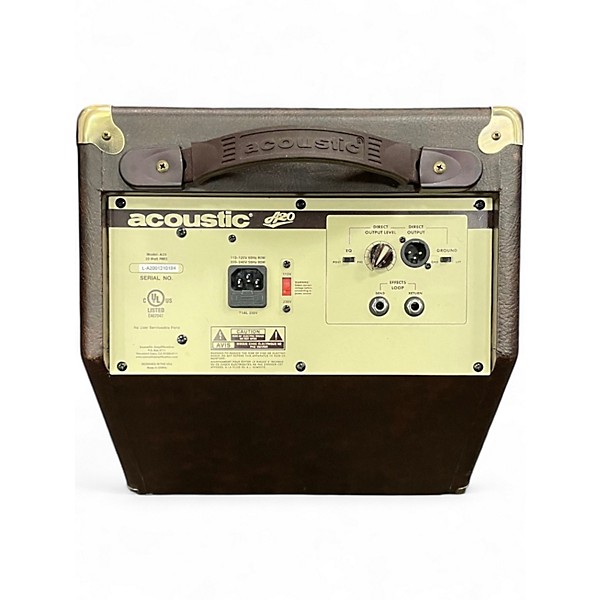 Used Acoustic A20 20W Acoustic Guitar Combo Amp