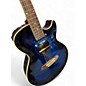 Used Ibanez SX72TBS1203 Trans Blue Acoustic Electric Guitar